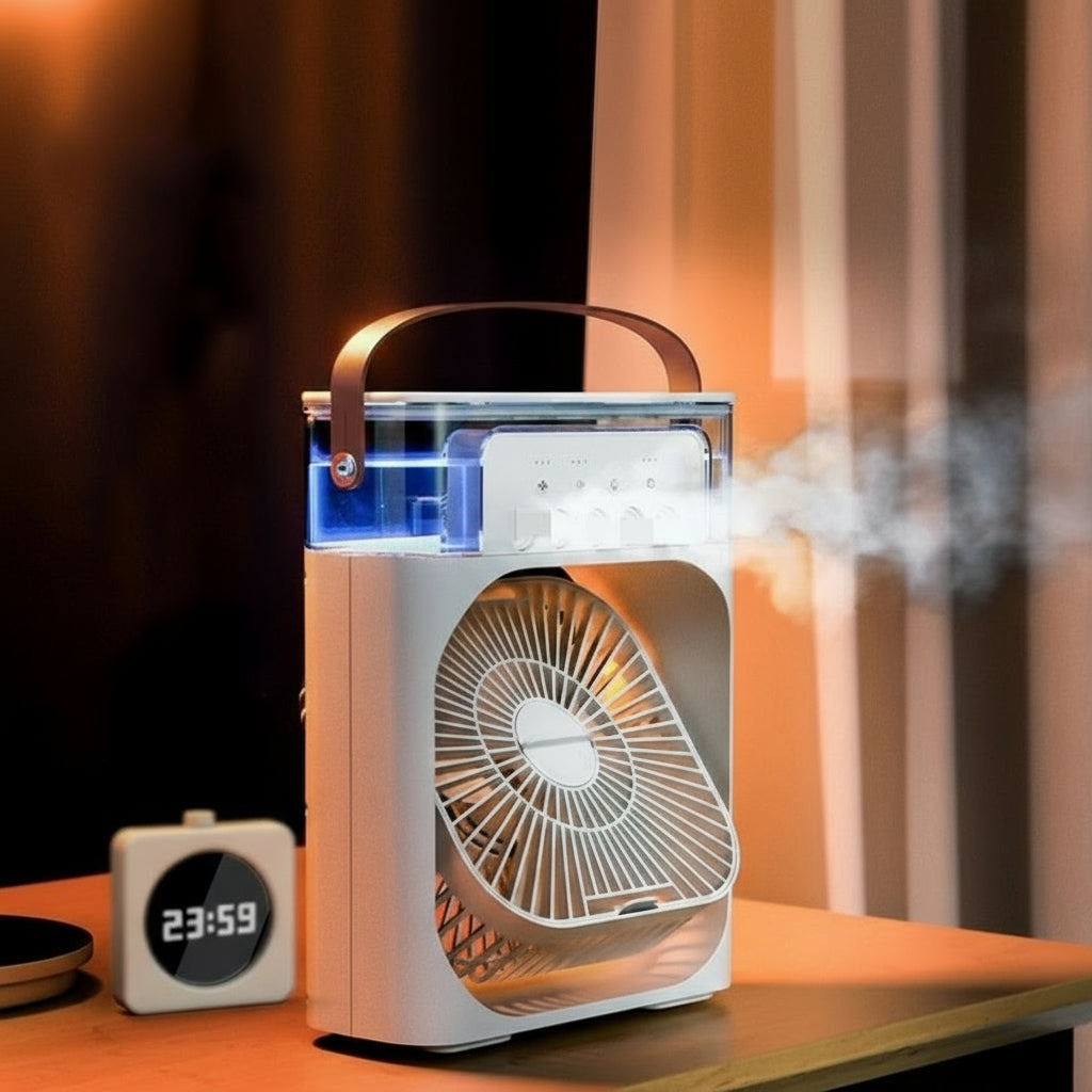Ventilador Humidificador Aire 3 En 1